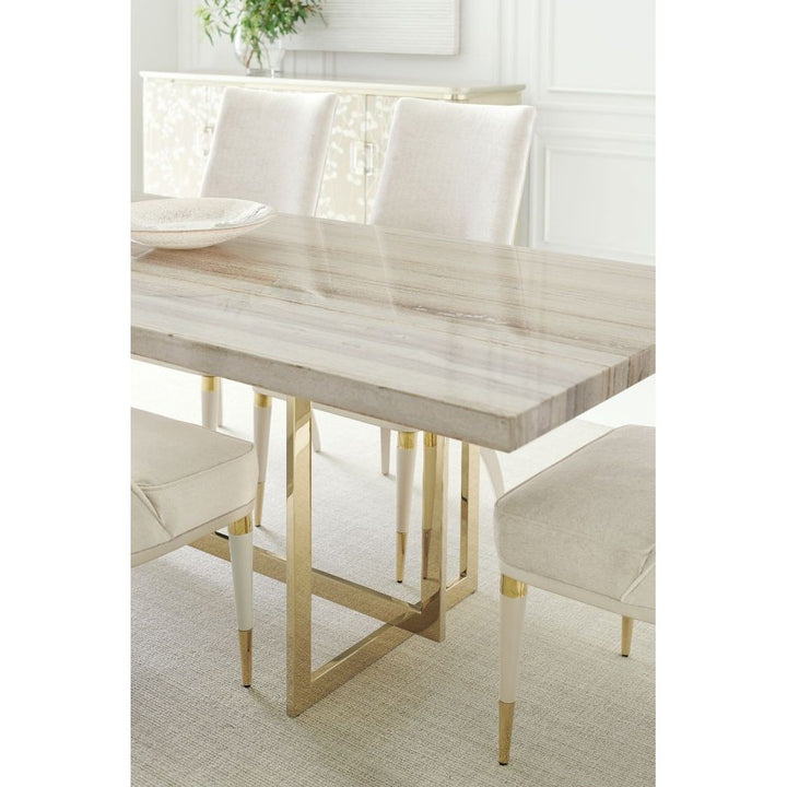 Classic Wish You Were Here Dining Table Caracole 4