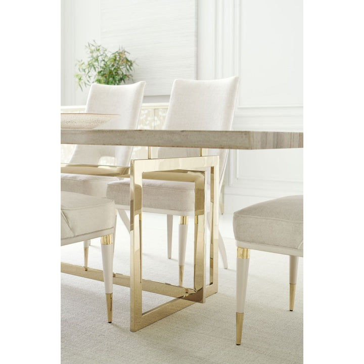 Classic Wish You Were Here Dining Table Caracole 5