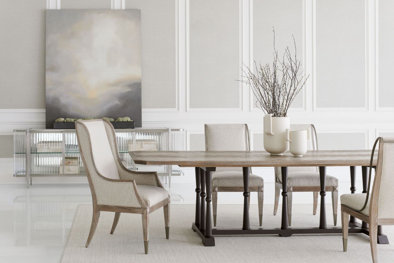 Caracole Classic Dinner Circuit 96 Dining Table