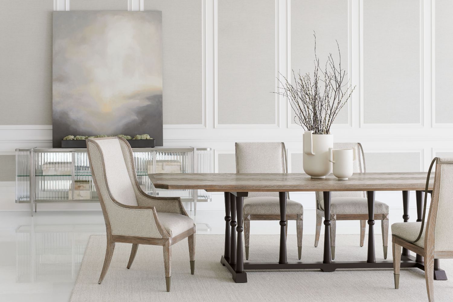 Caracole Classic Open Arms Dining Chair