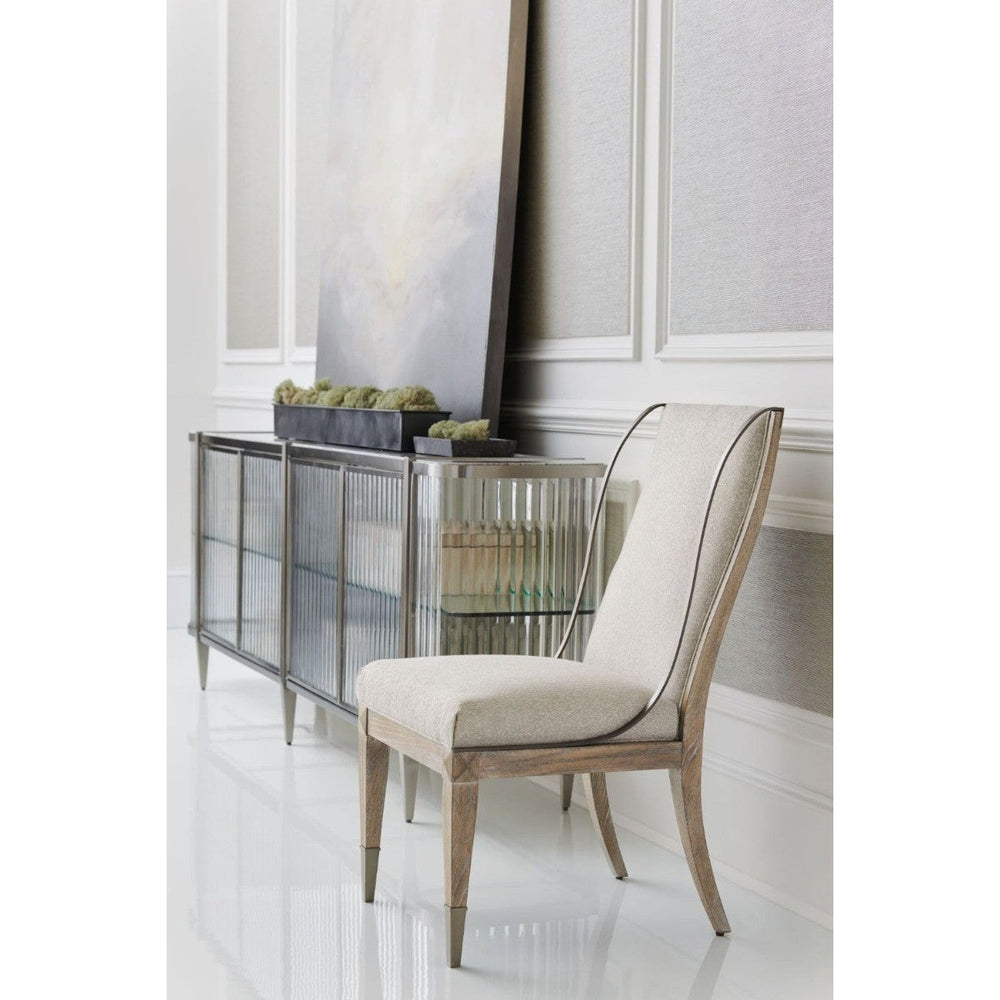 Classic Open Arms Dining Chair Caracole 2