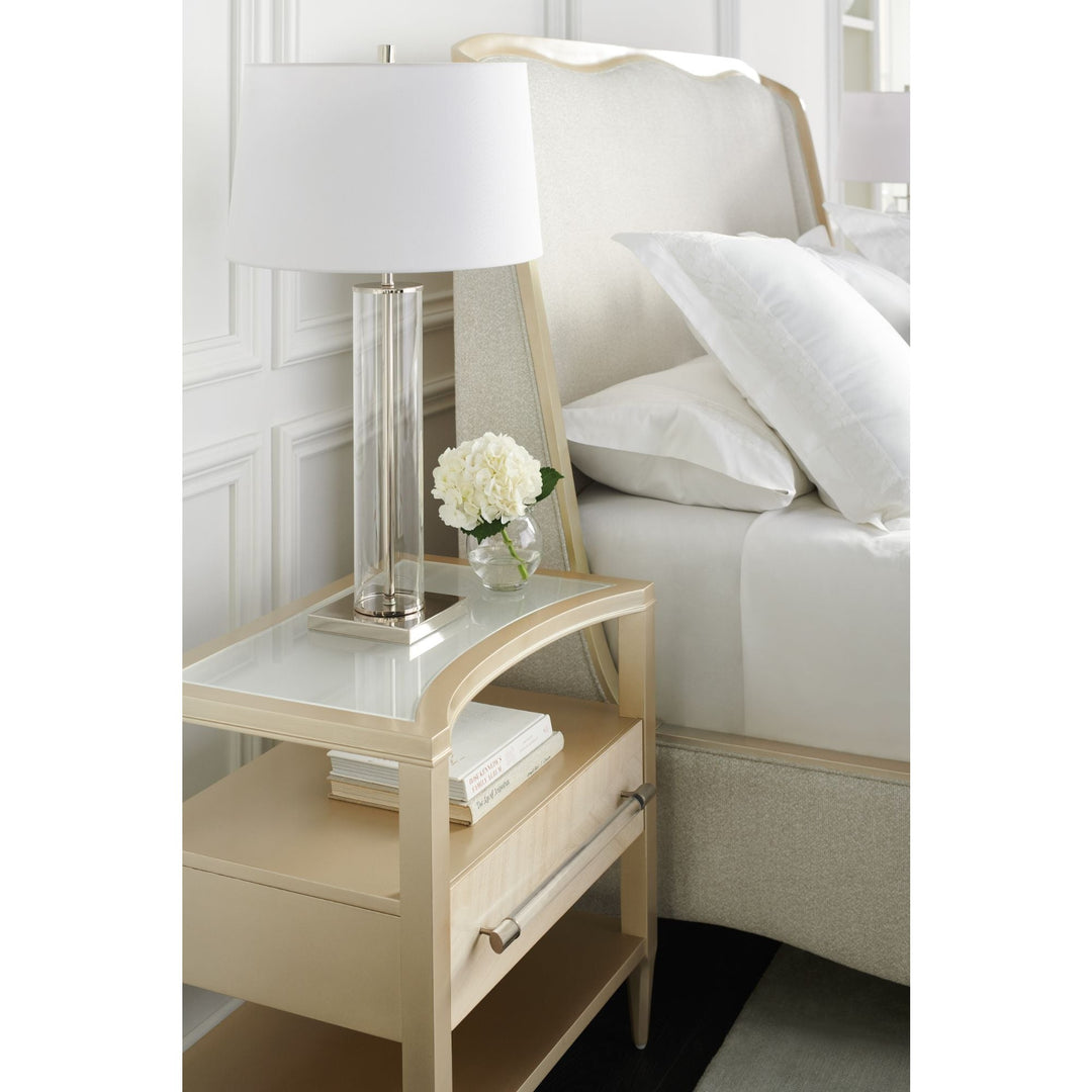 Classic Clearly Open Bedside Table Caracole 2