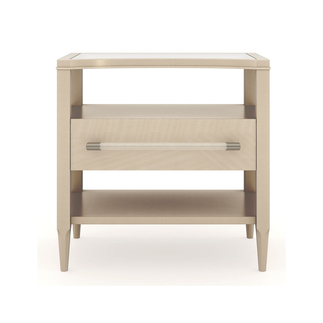 Classic Clearly Open Bedside Table Caracole 1