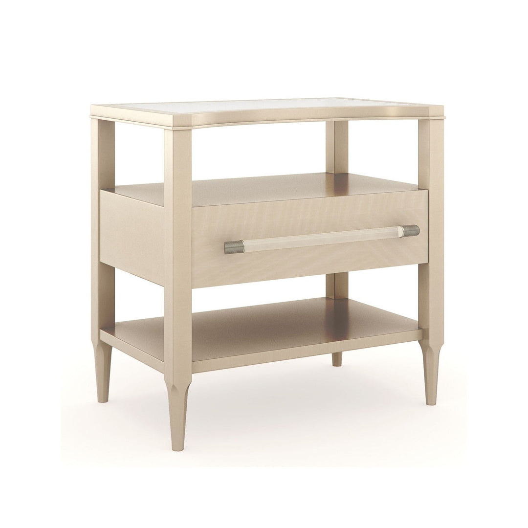 Classic Clearly Open Bedside Table Caracole 4