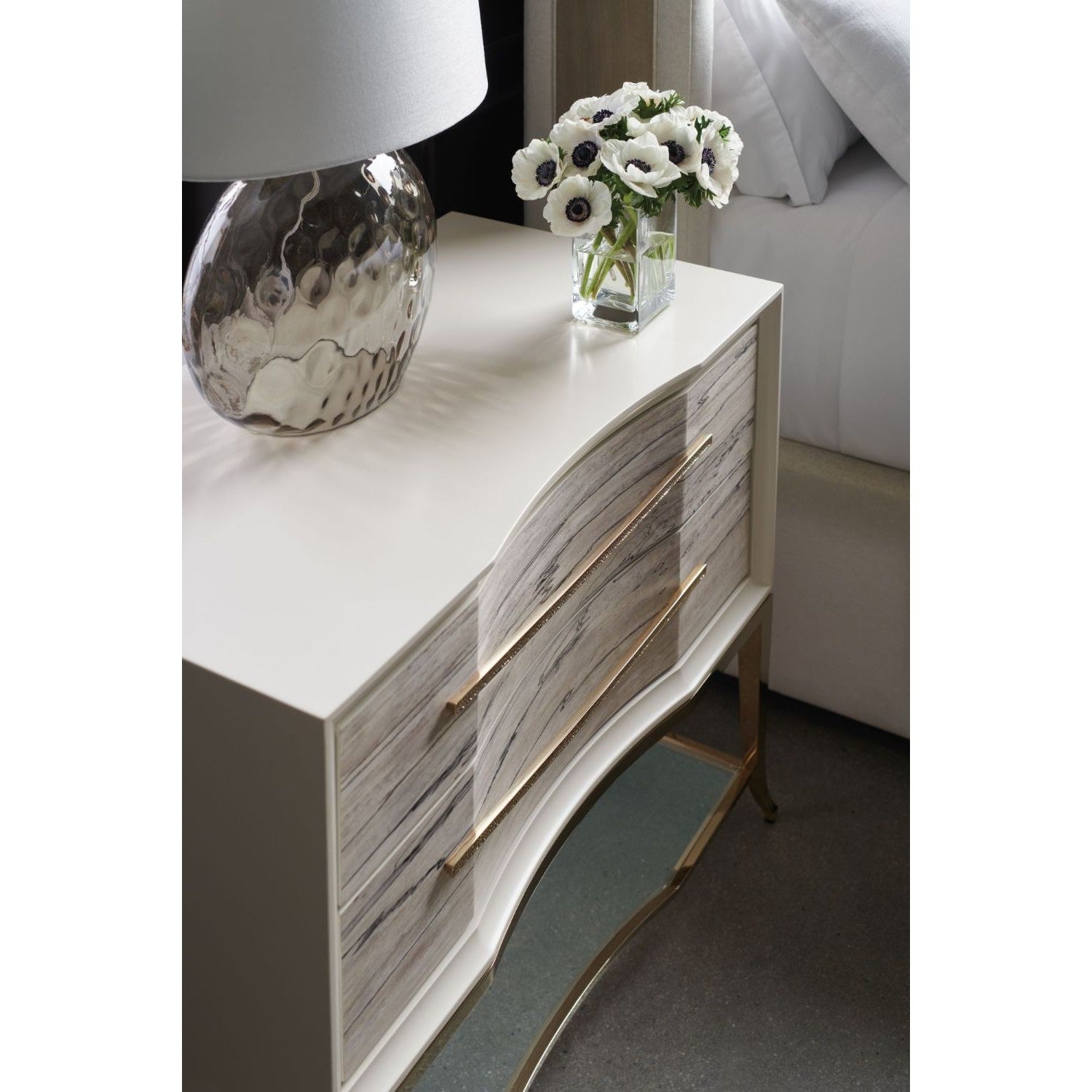 Caracole Classic Natures Rhythm Bedside Table