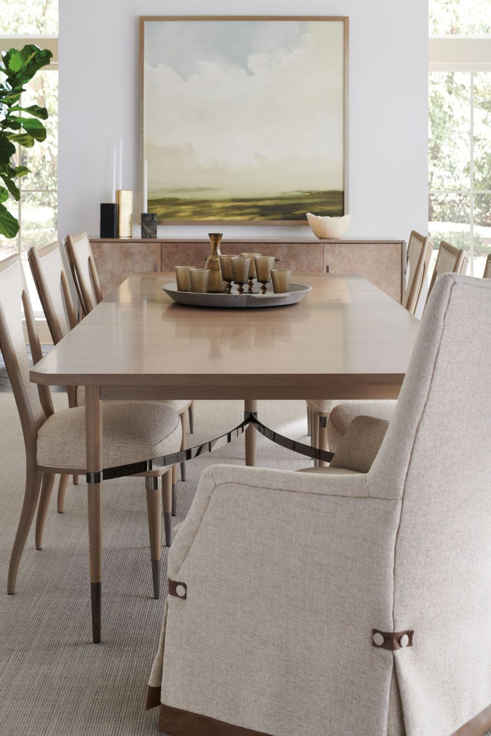 Caracole Classic Here To Accommodate Dining Table