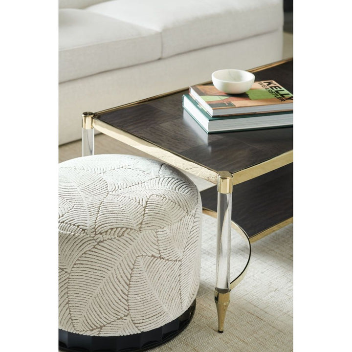 Classic Check Mate Rectangular Coffee Table Caracole 2