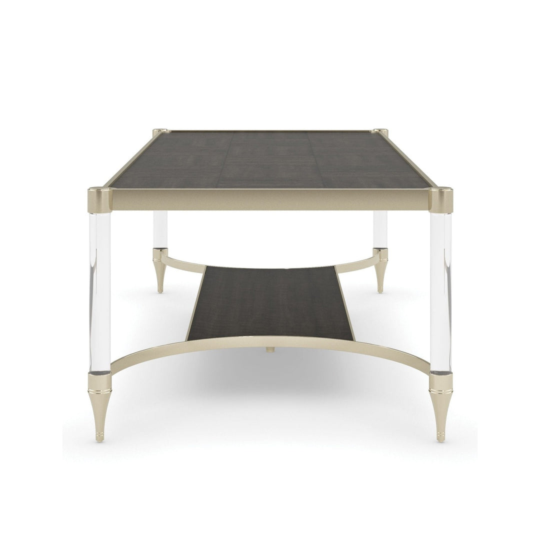 Classic Check Mate Rectangular Coffee Table Caracole 6