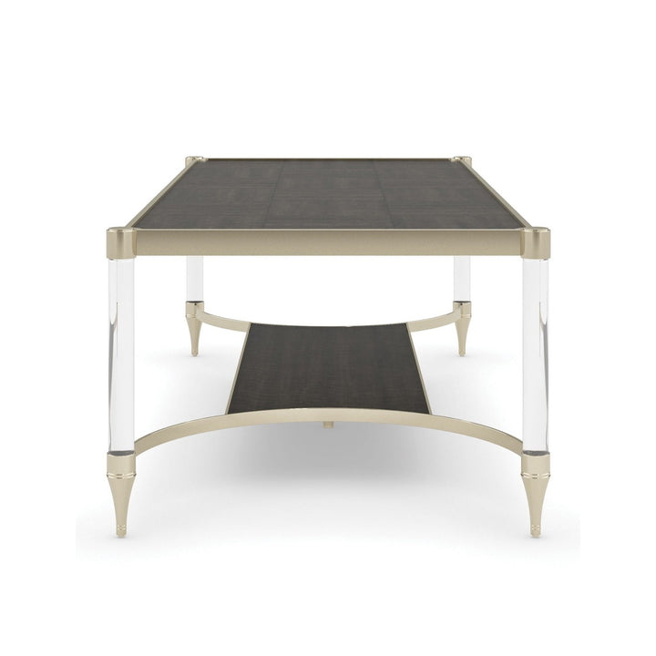 Classic Check Mate Rectangular Coffee Table Caracole 6