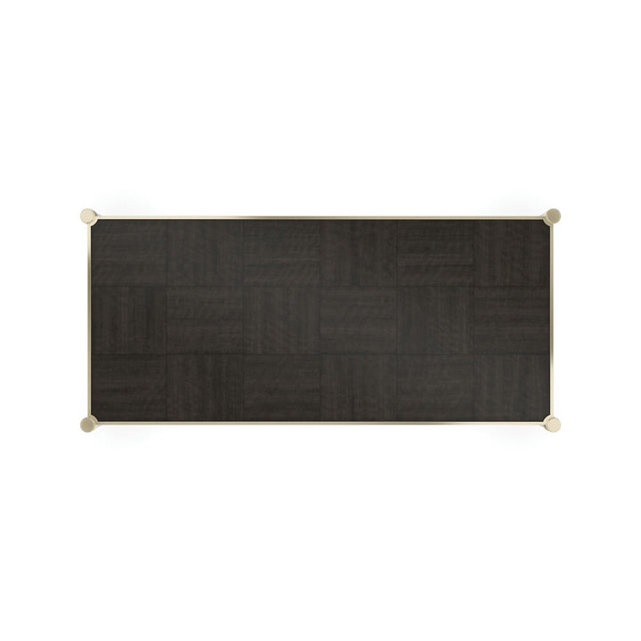 Classic Check Mate Rectangular Coffee Table Caracole 5