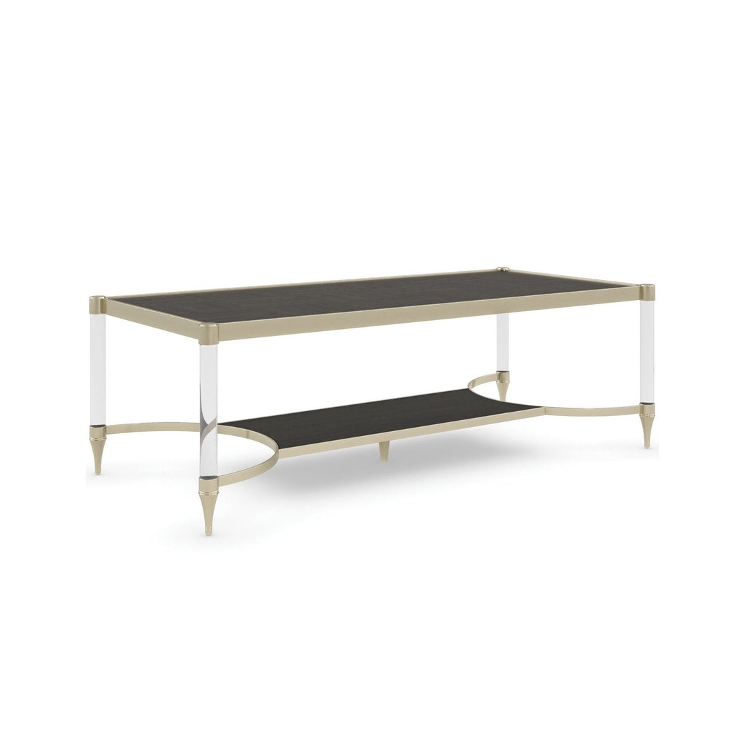 Classic Check Mate Rectangular Coffee Table Caracole 4