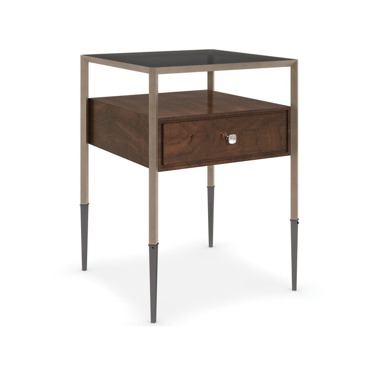 Classic Shadow Box Side Table Caracole 3