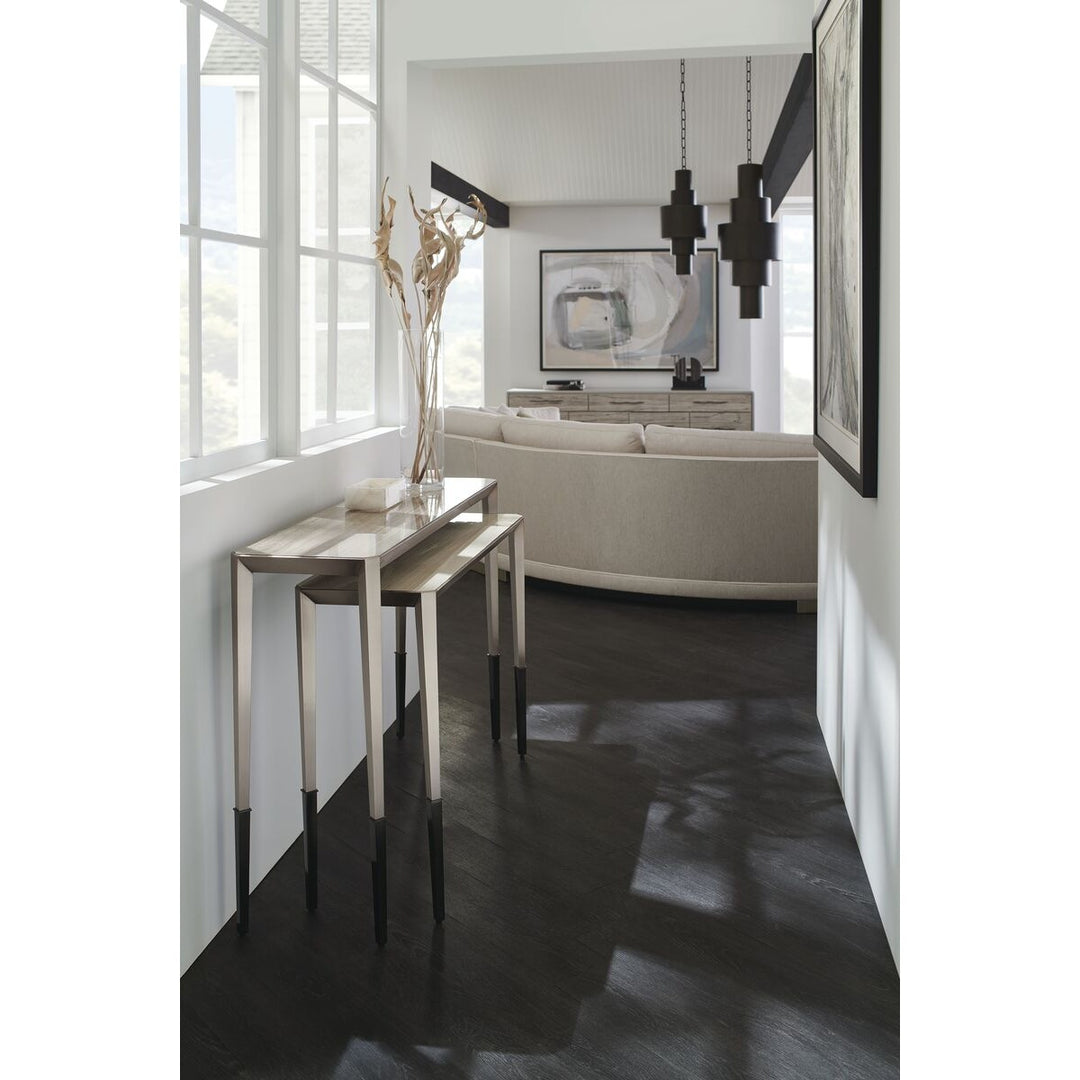 Classic Perfect Together Short Console Table Caracole 3