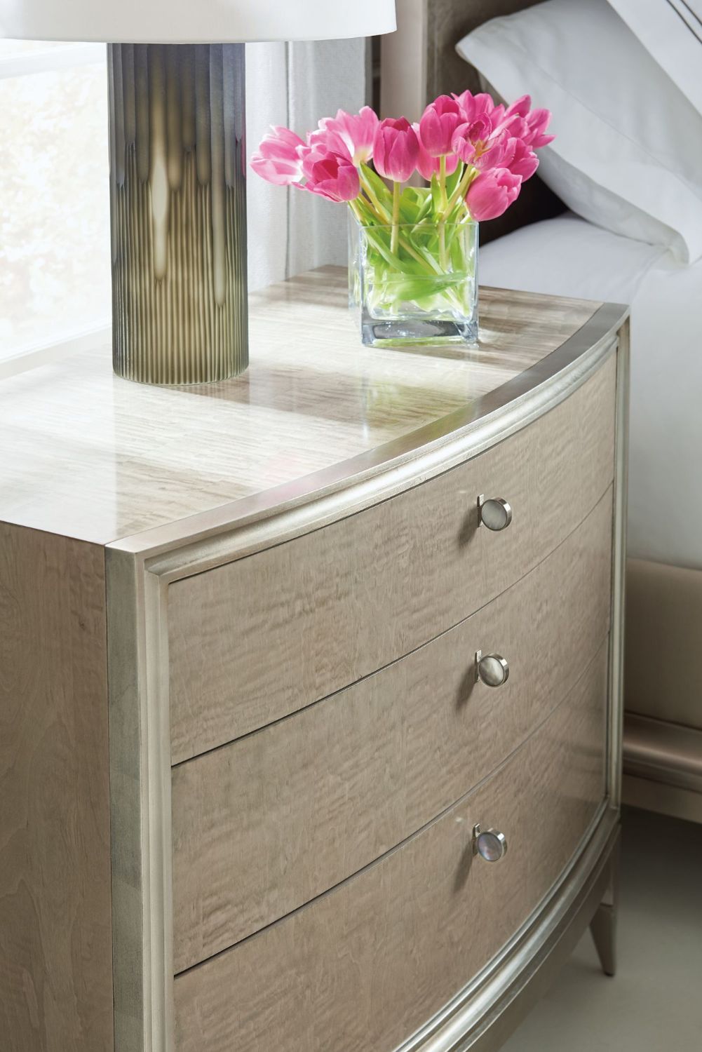 Caracole Classic Rise and Shine Bedside Table