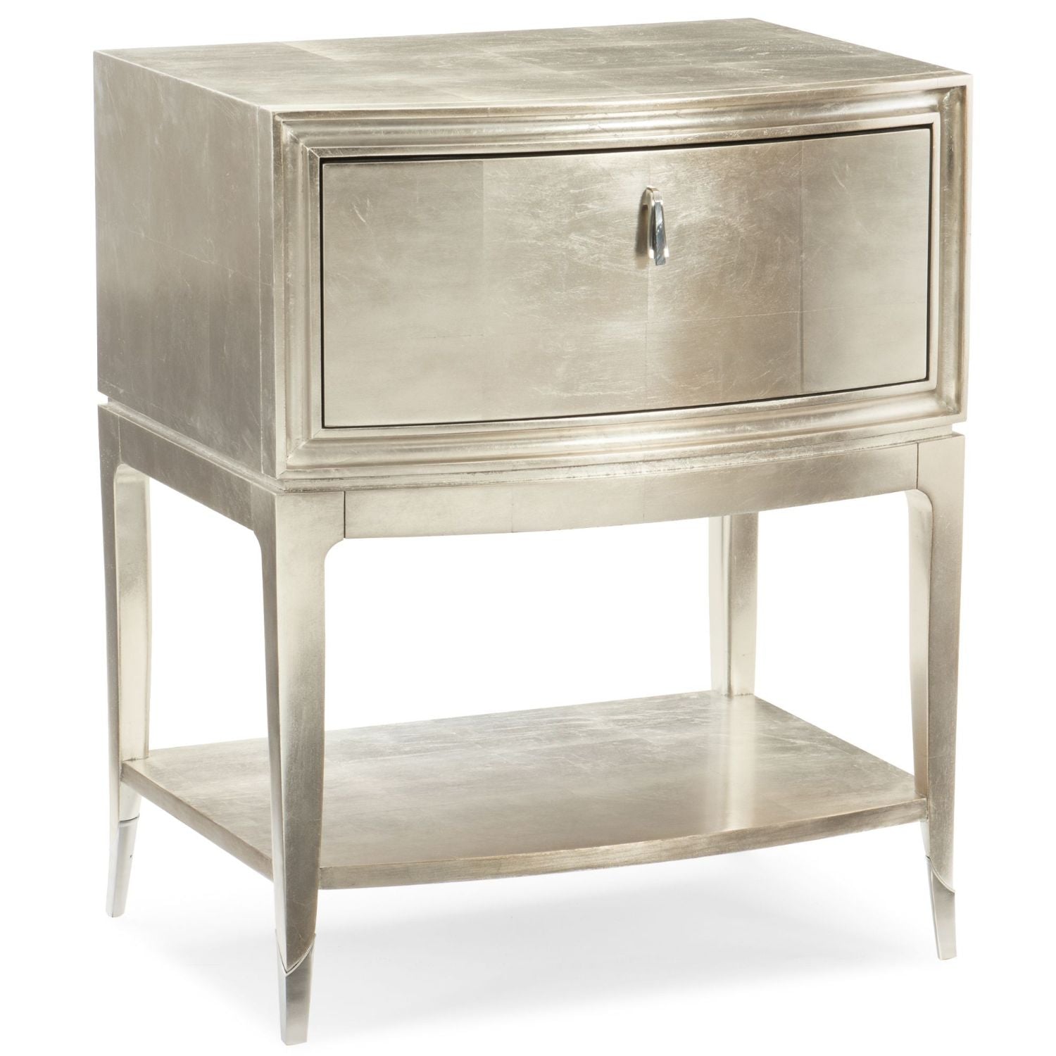  Caracole-Caracole Classic Shining Star Bedside Table-Silver 189 