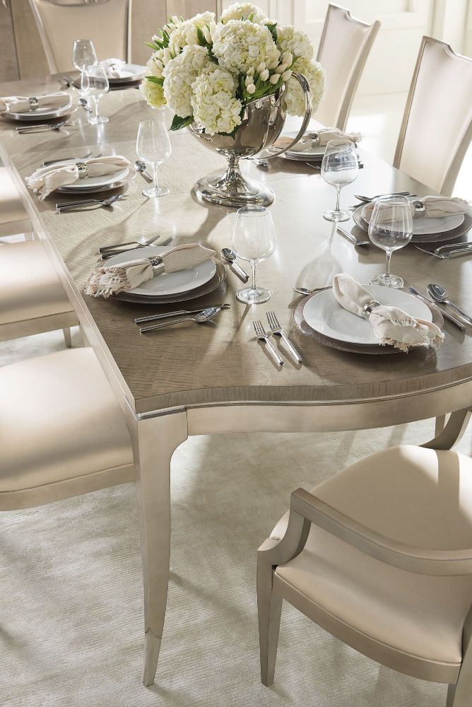 Caracole Classic On A Silver Platter Dining Table