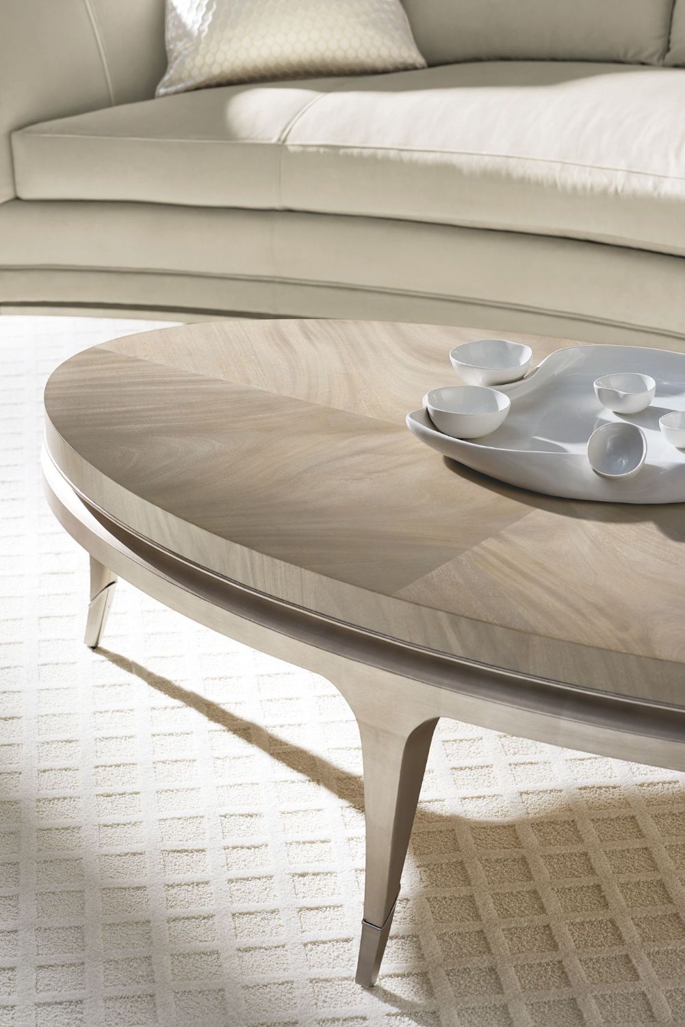  Caracole-Caracole Classic Front and Centre Coffee Table-Natural 629 