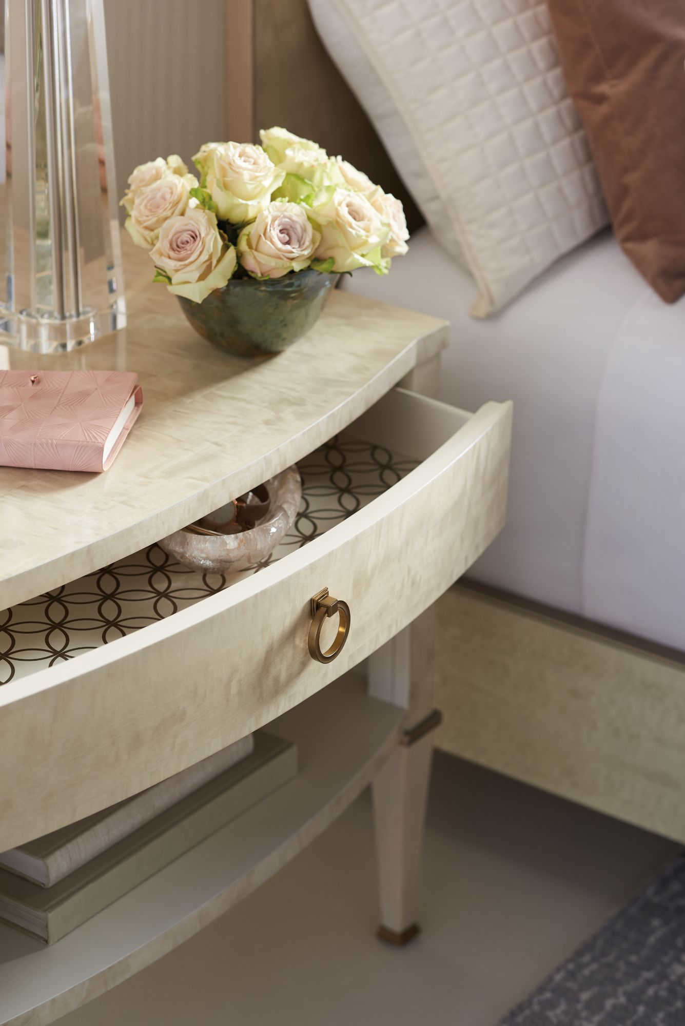 Caracole Classic Stand By Me Bedside Table