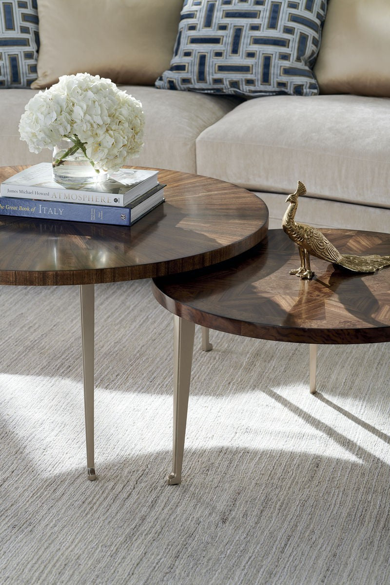  Caracole-Caracole Classic One of The Bunch Coffee Table-Brown 789 