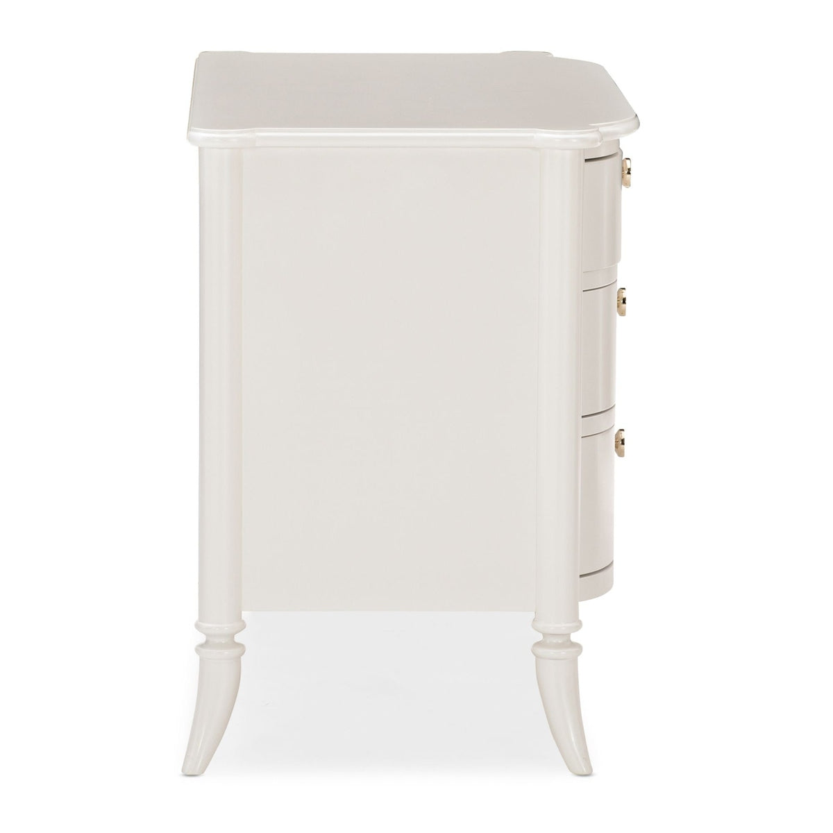 Caracole Classic Oyster Diver Bedside Table