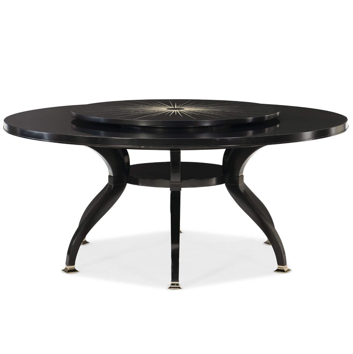 Caracole Classic Total Eclipse Small Round Dining Table