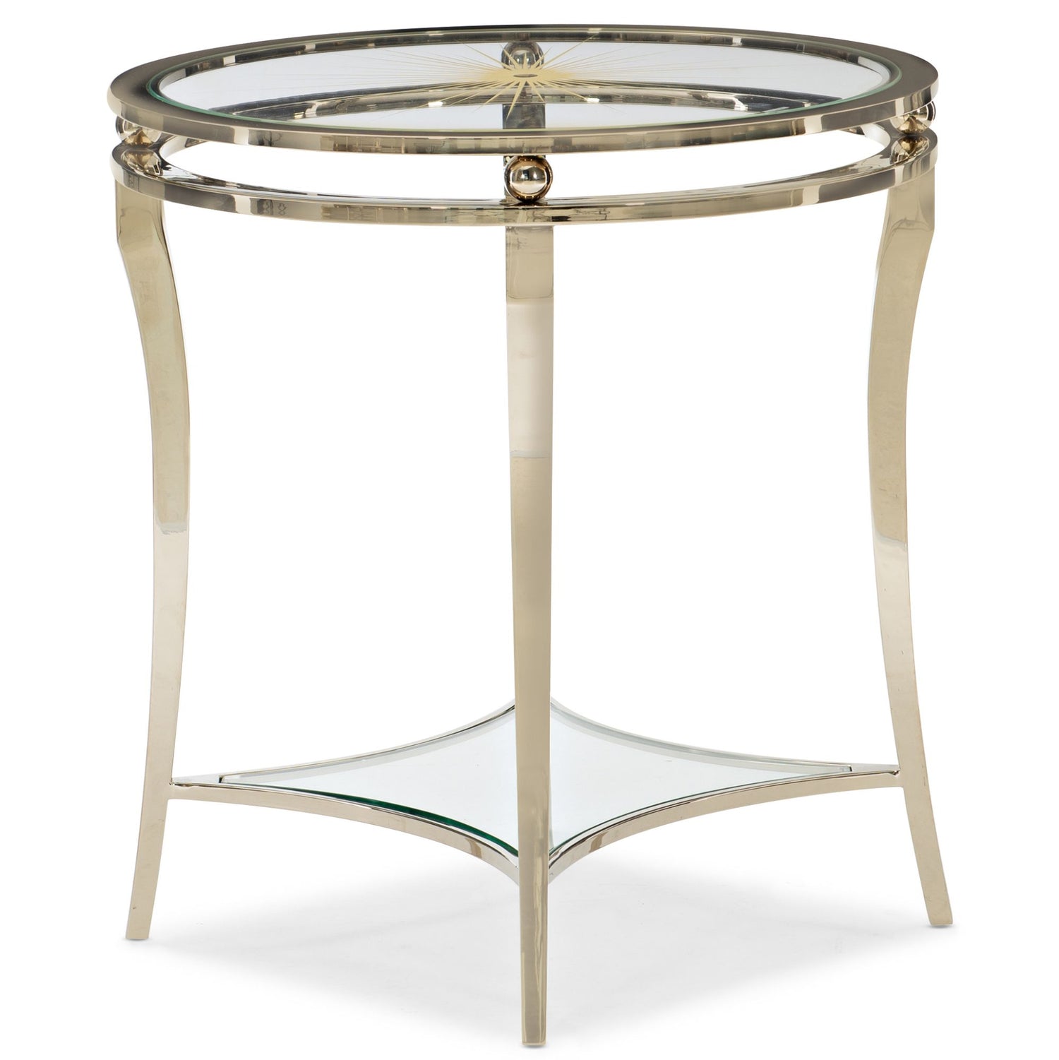  Caracole-Caracole Rising Star Side Table-Gold 845 