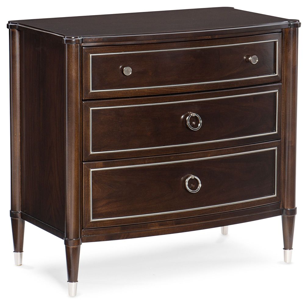  Caracole-Caracole Classic How Suite It Is Bedside Table-Brown 677 