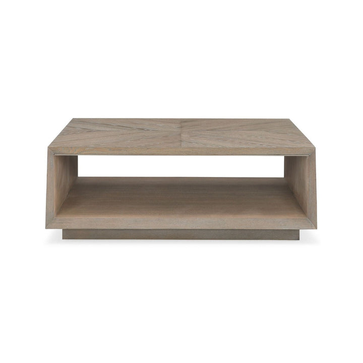 Classic Boxcar Square Coffee Table Caracole 1