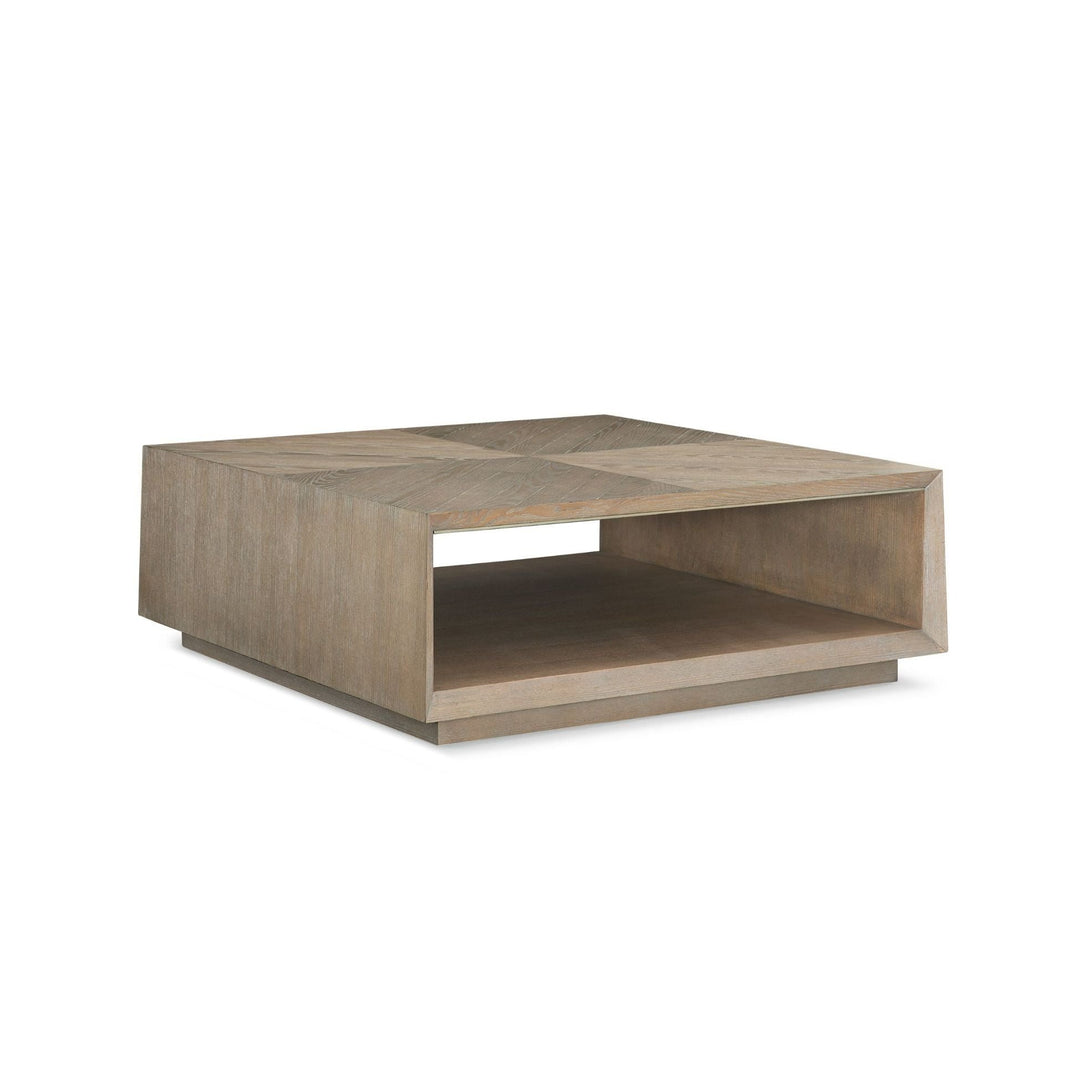 Classic Boxcar Square Coffee Table Caracole 4