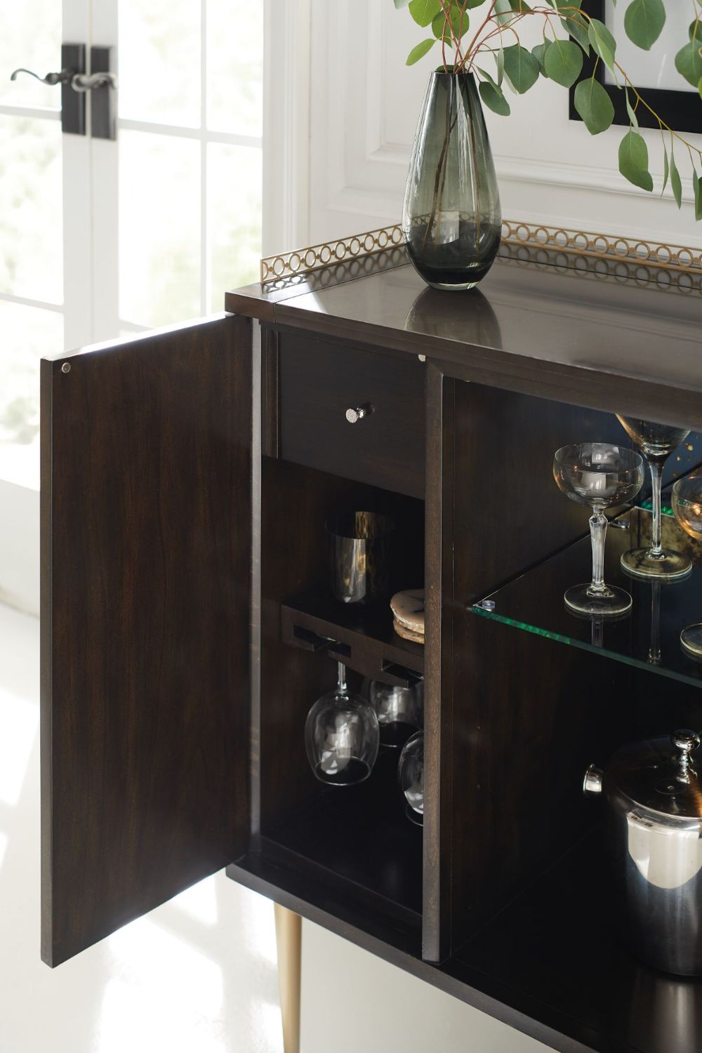  Caracole-Caracole Classic In Good Spirits Cabinet-Brown 341 