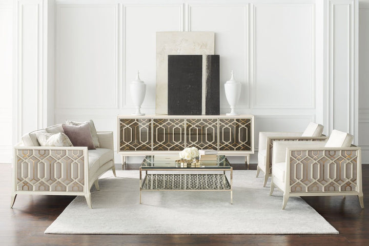 Classic Outside Interest Media Cabinet Caracole 3