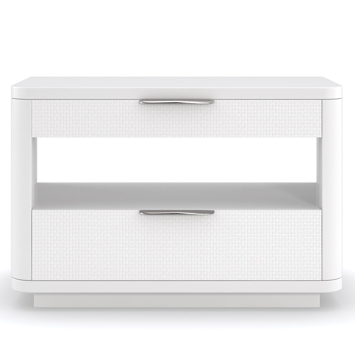  Caracole-Caracole Classic In Touch Bedside Table-White 317 