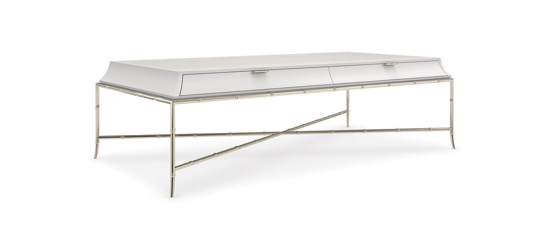 Classic Tea Time Rectangular Coffee Table Caracole 5