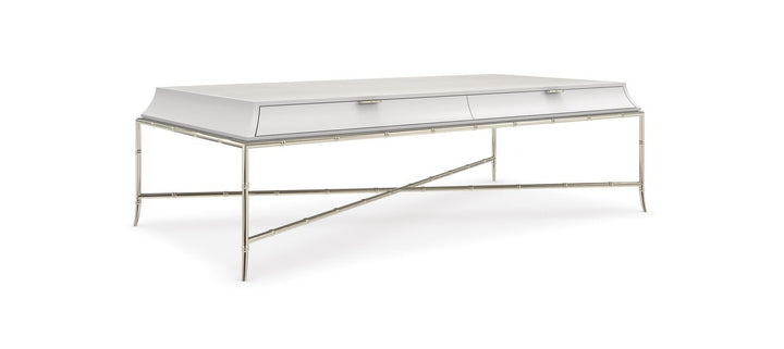 Classic Tea Time Rectangular Coffee Table Caracole 5