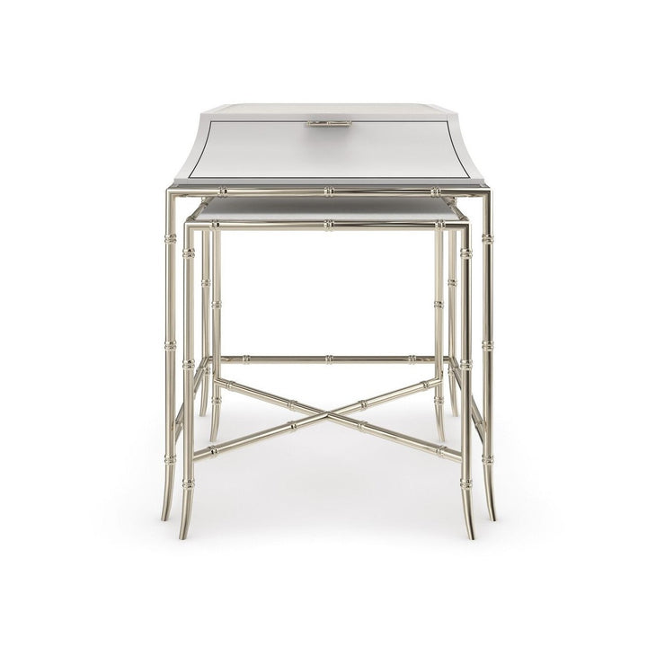 Classic Ceylon Tall Nesting Table Caracole 1