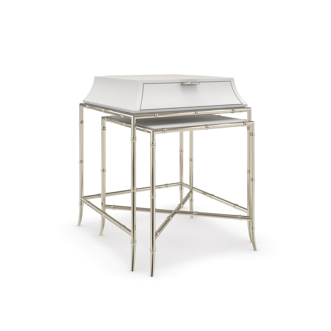 Classic Ceylon Tall Nesting Table Caracole 5