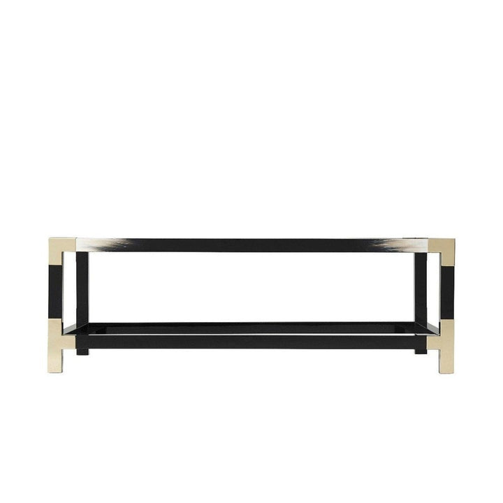 Cutting Edge Rectangular Coffee Table - Black Theodore Alexander 1