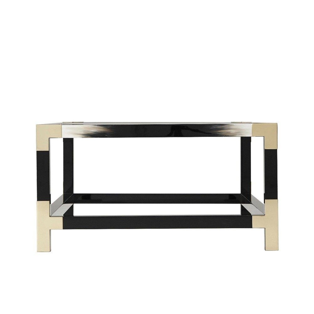 Cutting Edge Rectangular Coffee Table - Black Theodore Alexander 3
