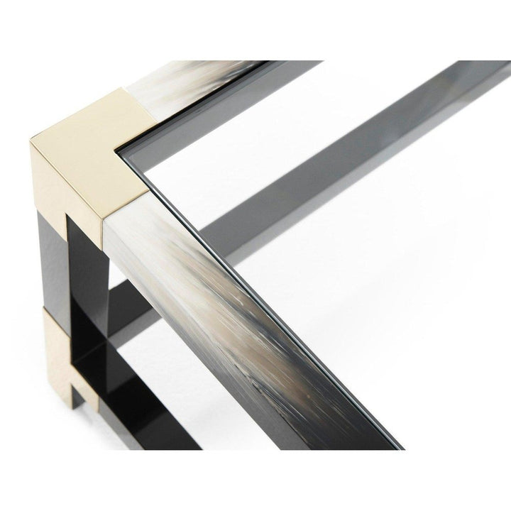 Cutting Edge Rectangular Coffee Table - Black Theodore Alexander 4