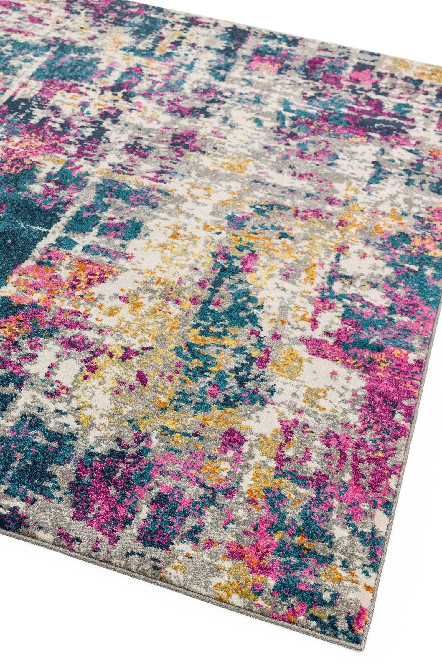  Asiatic Carpets-Asiatic Carpets Colt Machine Woven Rug Abstract Multi - 120 x 170cm-Multicoloured 133 