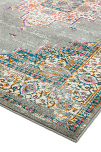 Asiatic Carpets Colt Machine Woven Rug Medallion Grey - 120 x 170cm