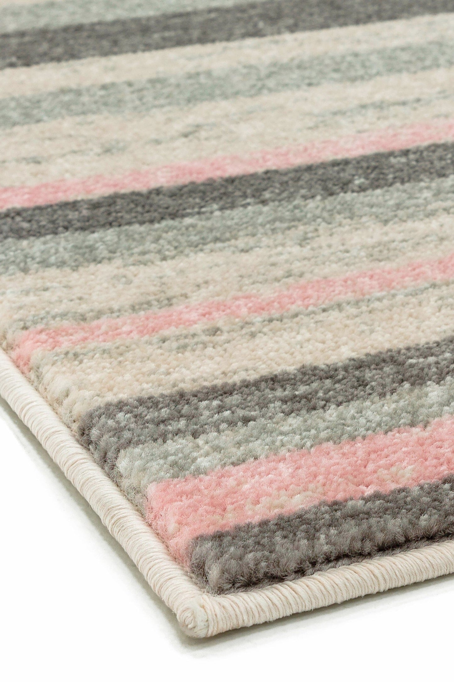 Asiatic Carpets Colt Machine Woven Rug Stripe Pink - 120 x 170cm