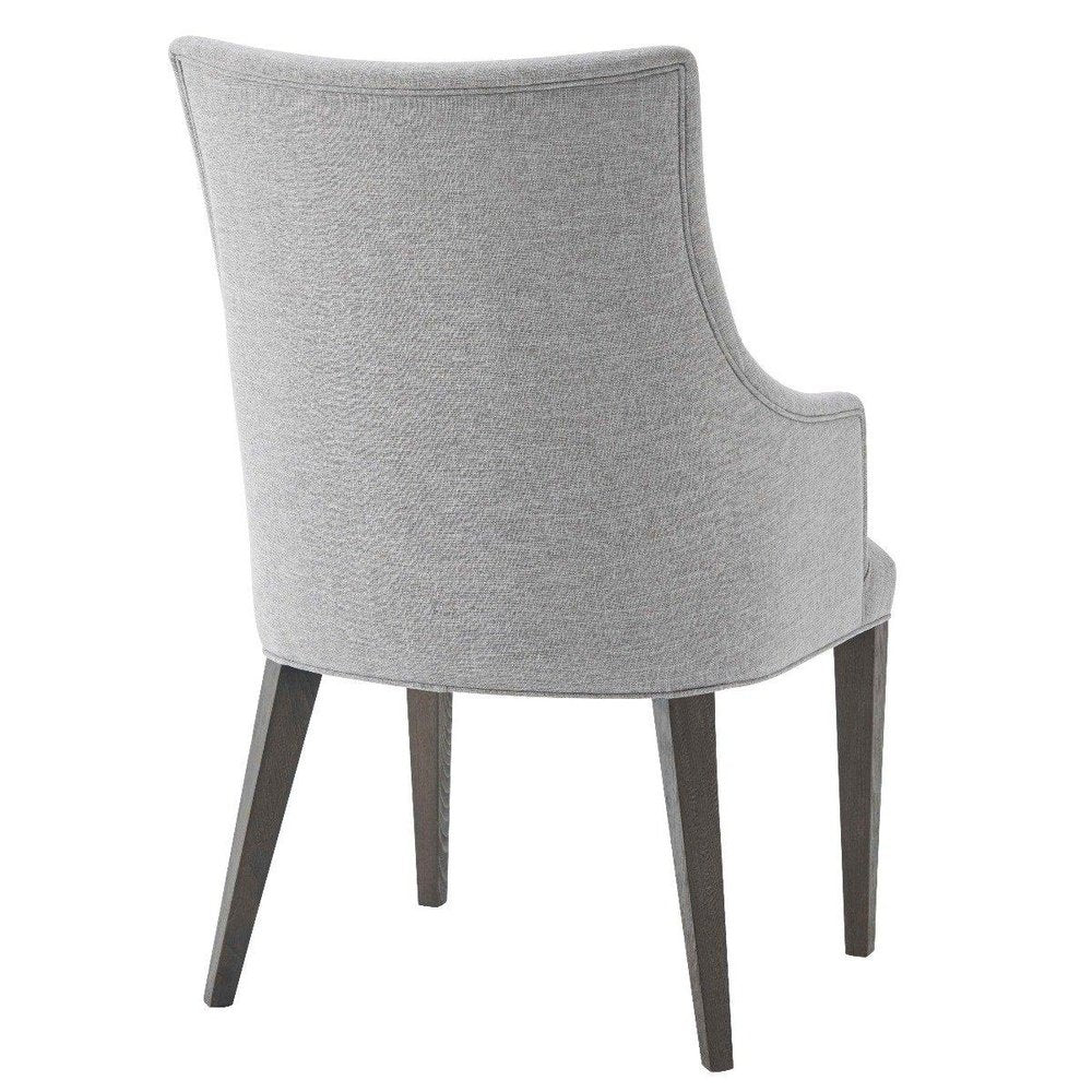 TA Studio Adele Dining Chair with Arms in Matrix Pewter