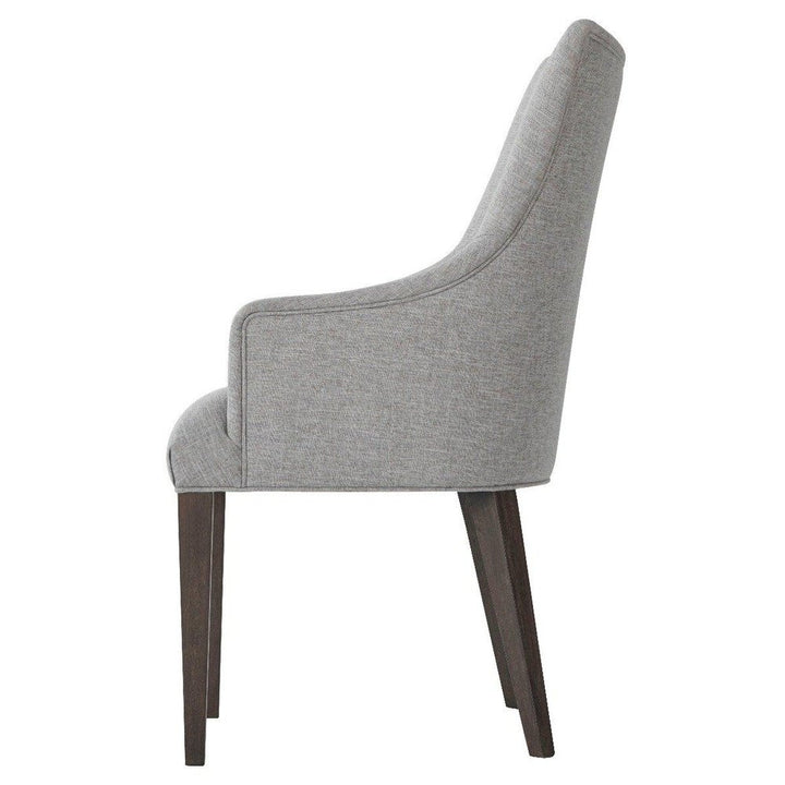 Adele Dining Chair with Arms - Matrix Pewter Theodore Alexander 3