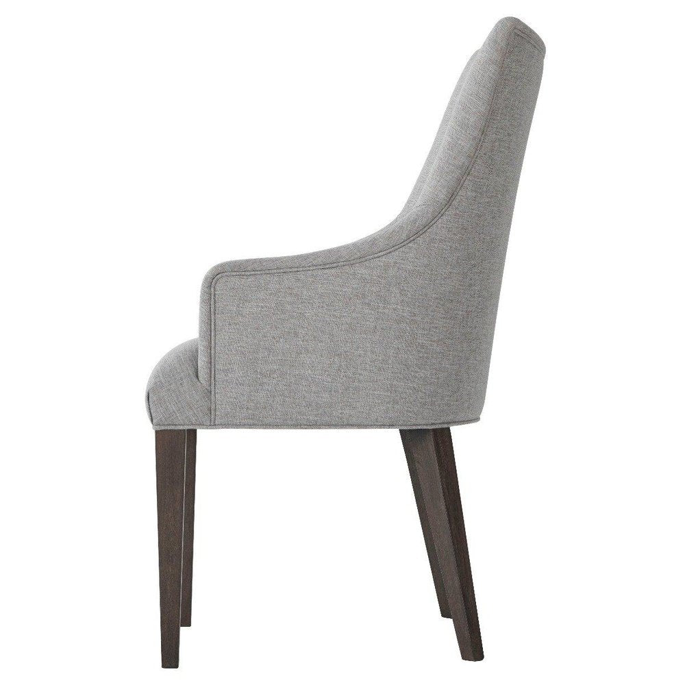 TA Studio Adele Dining Chair with Arms in Matrix Pewter
