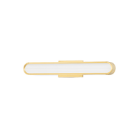 Hudson Valley Lighting Starkey Led Small Bath Bracket in Aged Brass