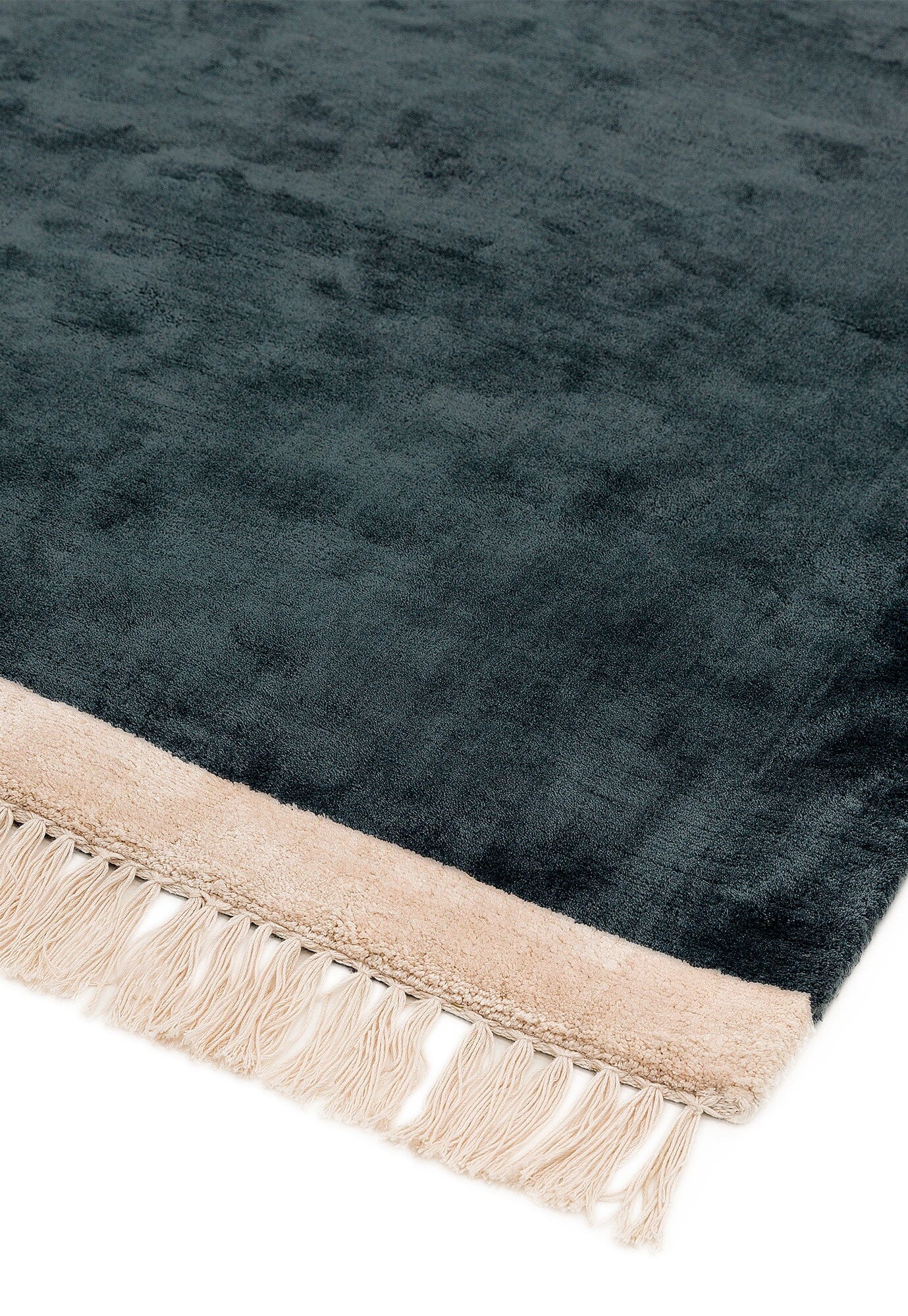  Asiatic Carpets-Asiatic Carpets Elgin Hand Woven Rug Petrol/ Pink Border - 160 x 230cm-Blue 477 