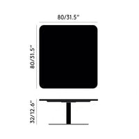 Tom Dixon Flash Table Black Square