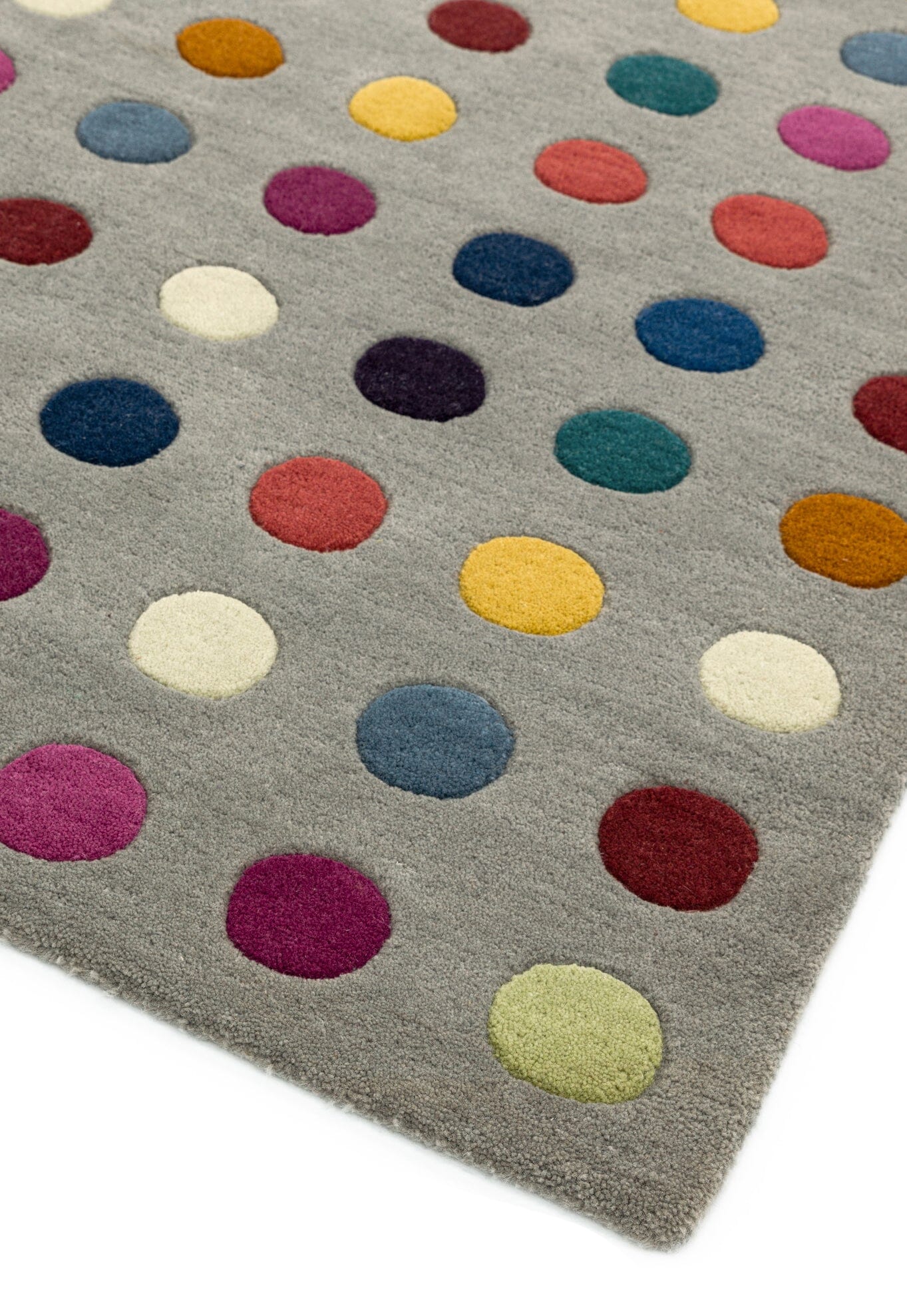  Asiatic Carpets-Asiatic Carpets Funk Hand Tufted Runner Spotty - 70 x 200cm-Multicoloured 917 
