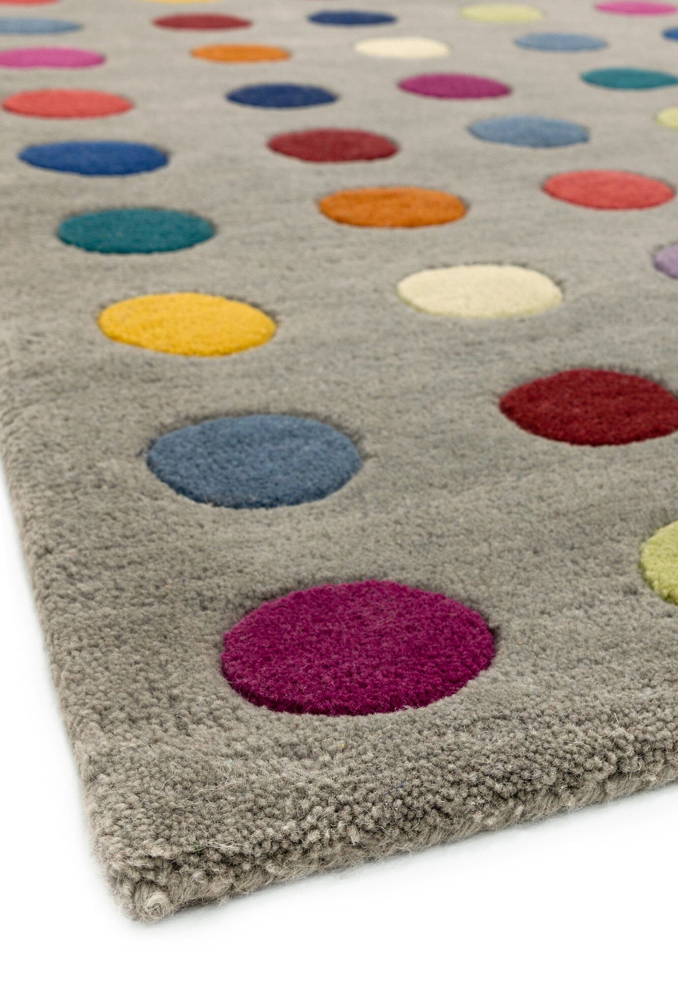  Asiatic Carpets-Asiatic Carpets Funk Hand Tufted Runner Spotty - 70 x 200cm-Multicoloured 453 